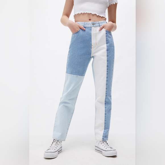 PacSun Eco Hopper Patch Mom Jeans Size 24 - Picture 2 of 11